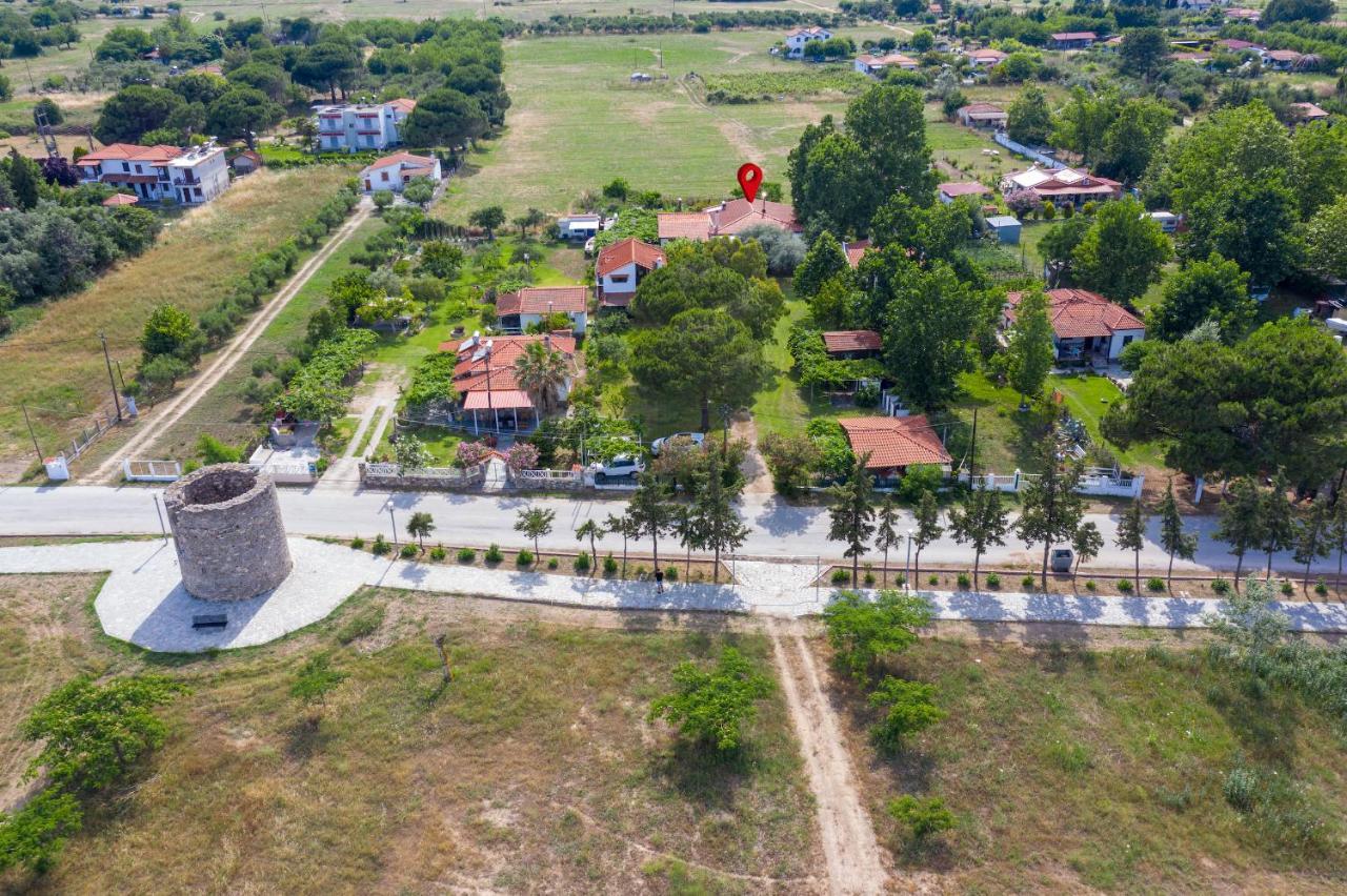 Villa Menie - Golden Fig Sykia Lodge Paralia Sikias Eksteriør billede